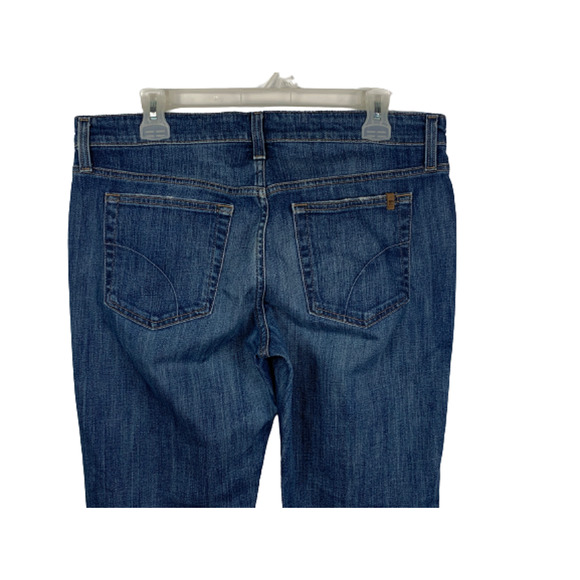 Joe's Jeans Womens Size 31 Denim Jeans Tapered Leg Medium Wash Distressed Hems - Picture 6 of 12
